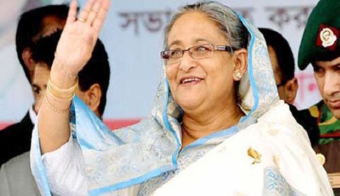 প্রধানমন্ত্রী ফরিদপুরে পৌঁছেছেন