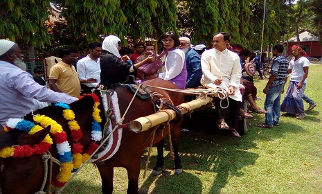 সালথার নবকাম কলেজে নববর্ষ উদযাপিত