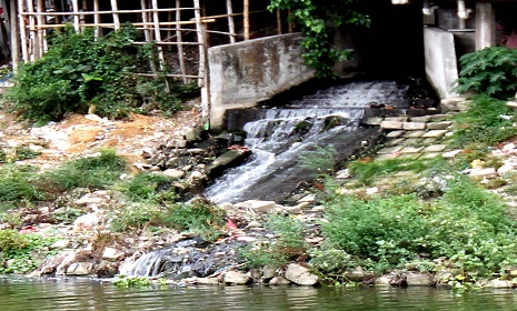 ফরিদপুর পৌরসভার সুয়ারেজ বর্জে দুষিত কুমার নদ