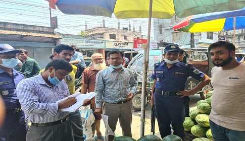 সিরাজগঞ্জে ৬ প্রতিষ্ঠানকে ১৩ হাজার জরিমানা