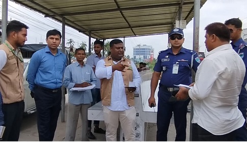 মহাসড়কে নিরাপত্তা নিশ্চিতে বিআরটিএ যশোরের অভিযান অব্যাহত