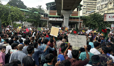 কোটাবিরোধীদের নতুন কর্মসূচি ‘বাংলা ব্লকেড’