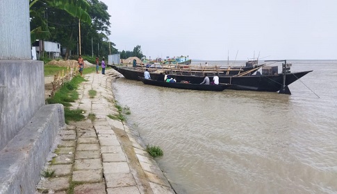 রাজবাড়ীতে পদ্মায় পানি বৃদ্ধি অব্যাহত, তলিয়ে গেছে ফসল