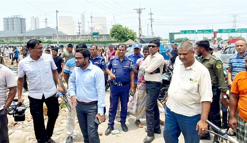 ঈশ্বরদীর রূপপুরে ১২৭টি অবৈধ স্থাপনা উচ্ছেদ