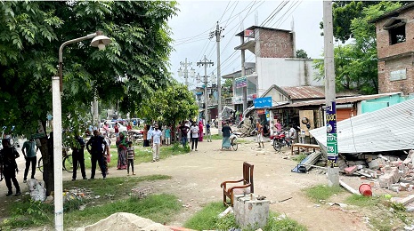 গ্রীনসিটি এলাকায় ফের অভিযান, ১৪০টি অবৈধ স্থাপনা উচ্ছেদ