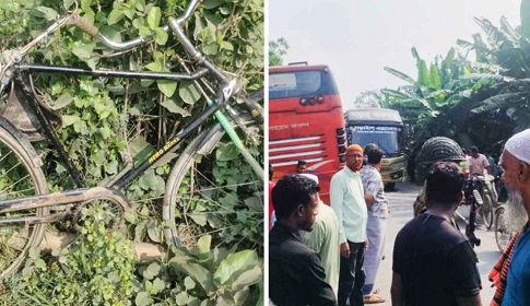 নড়াইলে বাসের ধাক্কায় প্রাণ গেল সত্তোরোর্ধ ব্যক্তির