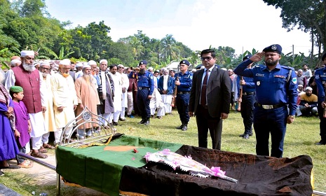 মহম্মদপুরে বীর মুক্তিযোদ্ধাকে পূর্ণ রাষ্ট্রীয় মর্যাদা প্রদান