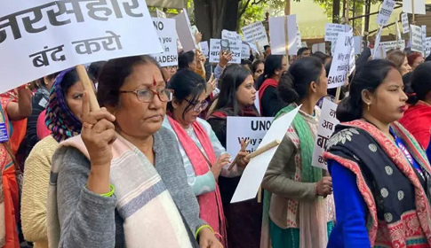 দিল্লিতে বাংলাদেশ হাইকমিশন অভিমুখে আরএসএসের মিছিল 