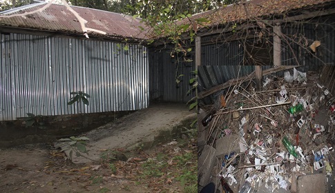 পরিত্যক্ত বাড়ি এখন মাদকসেবীদের নিরাপদ আস্তানা