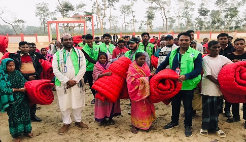 চা শ্রমিকদের পাশে শেখ বোরহান উদ্দিন ইসলামী সোসাইটি 