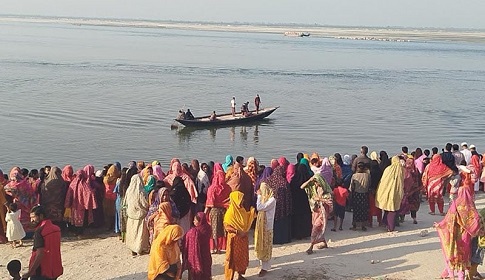 রাজবাড়ীতে পদ্মা নদীতে সাঁতার কাটতে গিয়ে স্কুলছাত্র নিখোঁজ