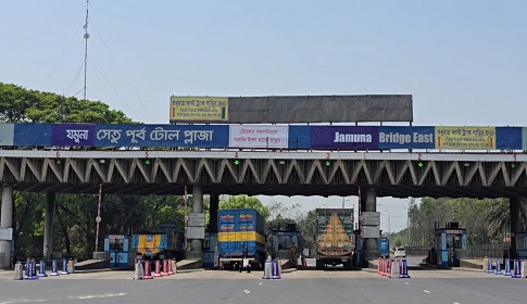 যমুনা সেতু দিয়ে প্রতি ঘণ্টায় প্রায় ১ হাজার যানবাহন পারাপার